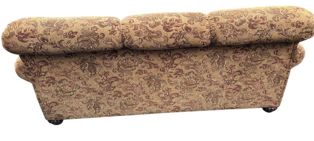 Ashley花柄デザイン 3人掛けソファベッド美品