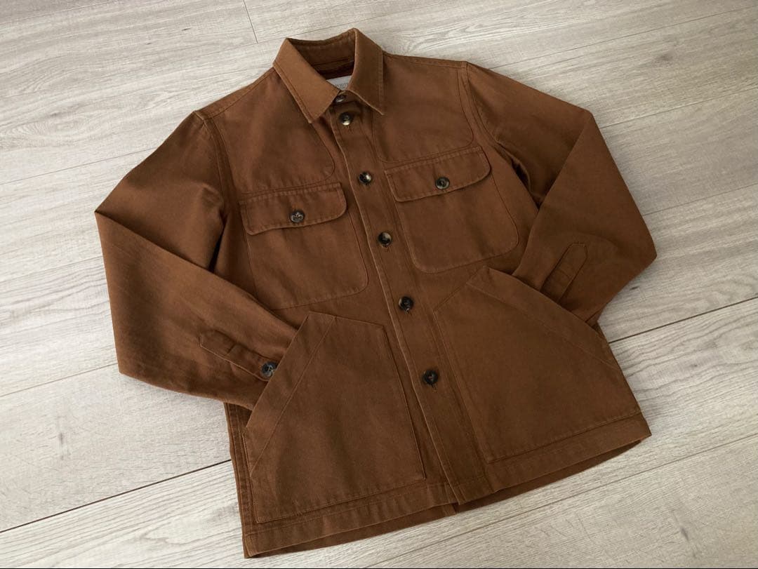 Private White V.C. シャツジャケット イギリス製 ブラウン