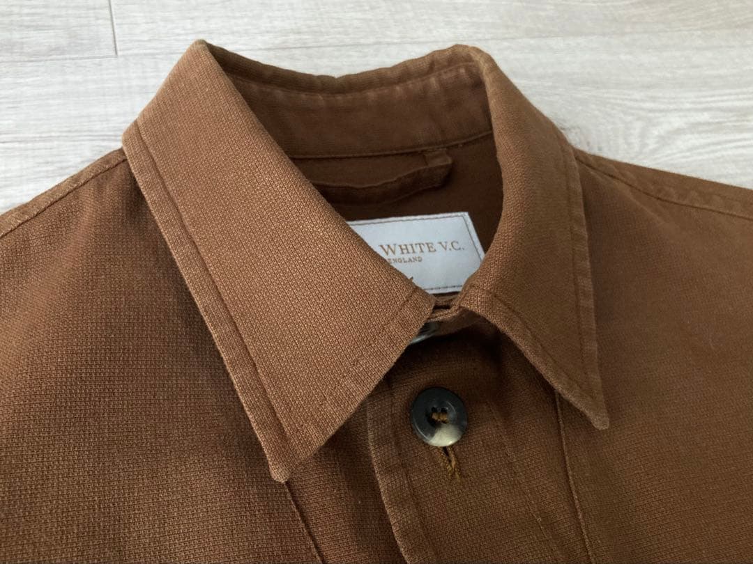 Private White V.C. シャツジャケット イギリス製 ブラウン