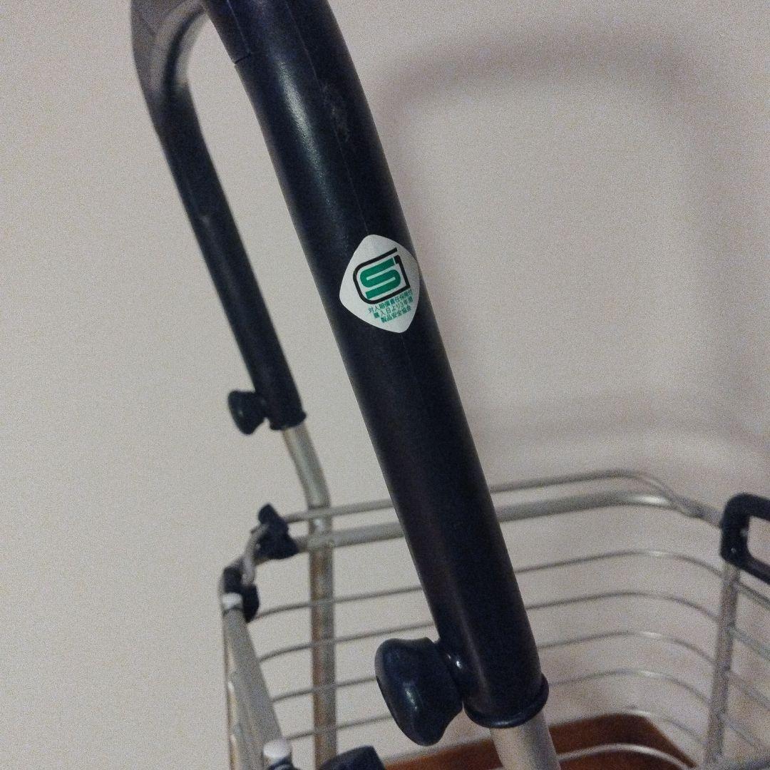 ユーバ産業 シルバーカー ワイヤーカート ブレーキ無 メッシュ紺