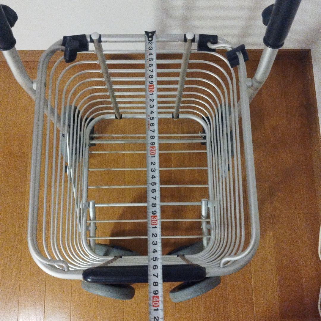 ユーバ産業 シルバーカー ワイヤーカート ブレーキ無 メッシュ紺