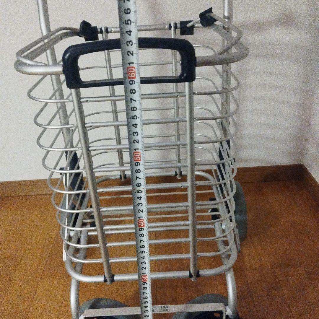 ユーバ産業 シルバーカー ワイヤーカート ブレーキ無 メッシュ紺