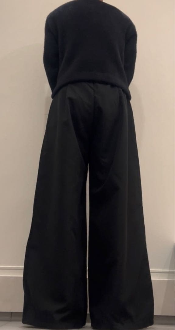 ヴィンテージ フレア スラックス 成人式◎ ブラック