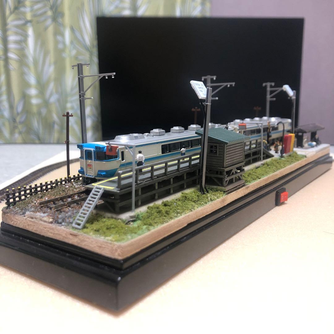 Nゲージ ローカル駅ジオラマ