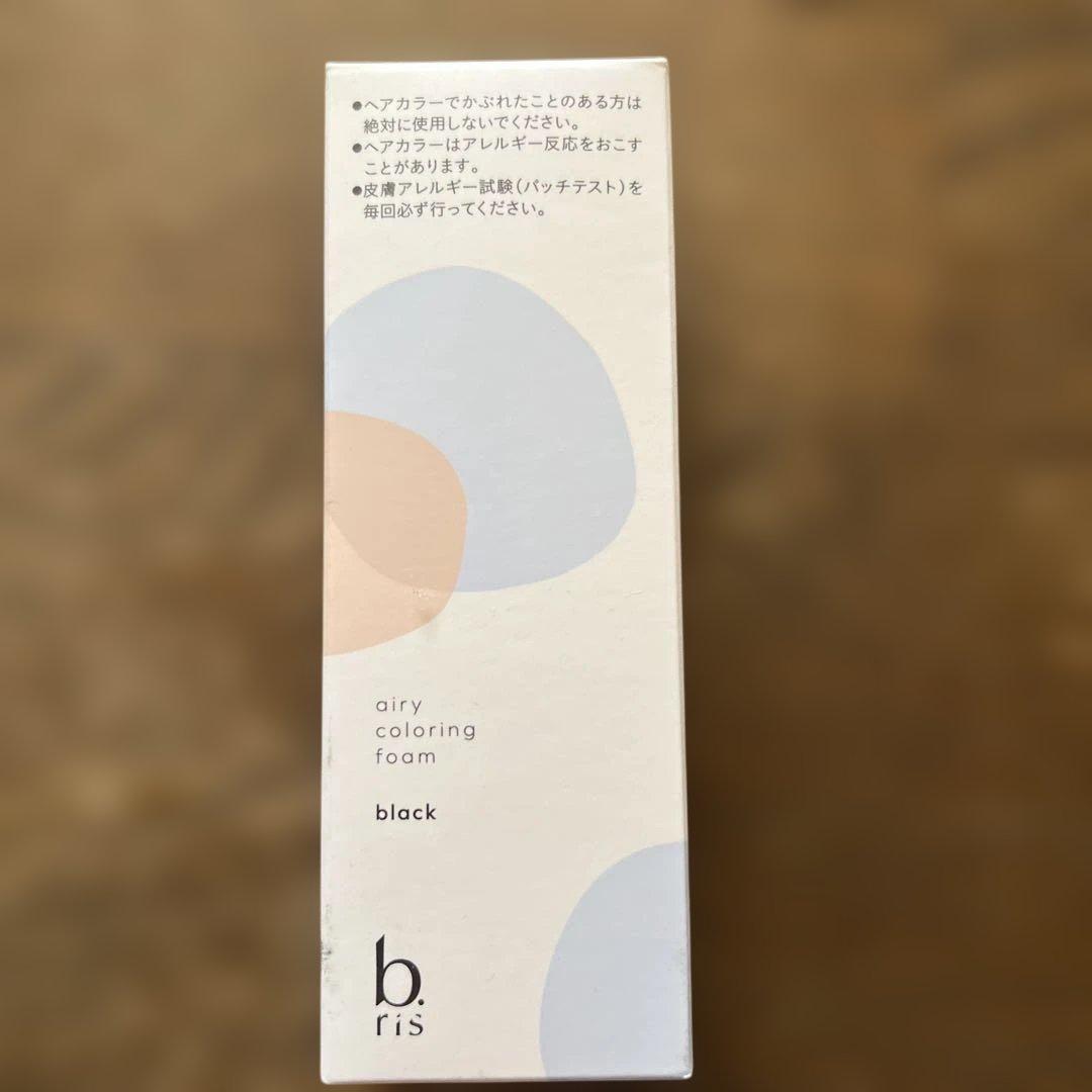b.ris エアリーカラーリングフォーム ブラック 80g新品4本セット