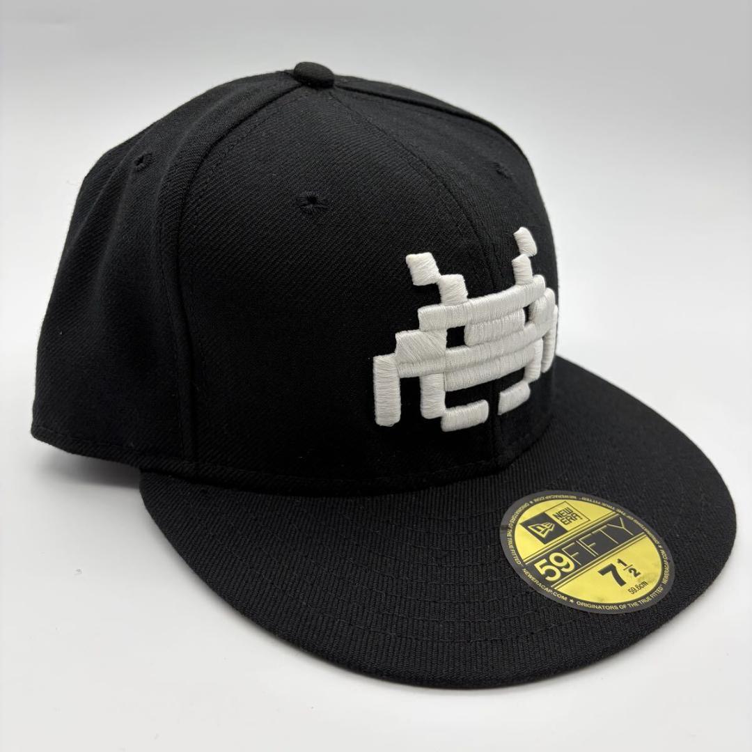 ニューエラ NEW ERA インベーダー 7 1/2 青タグ ブラック