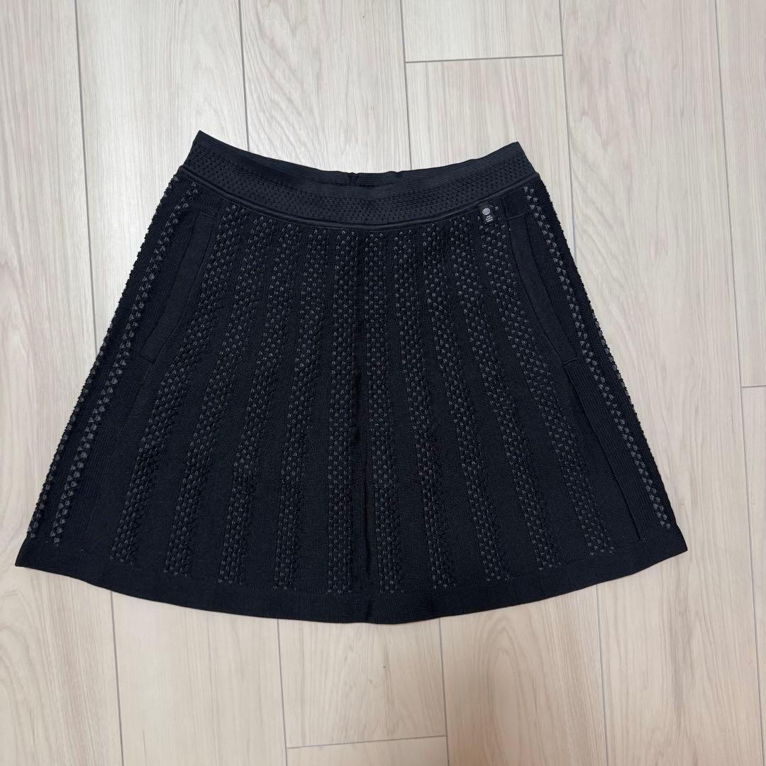 新品 アディダス セットアップ セーター プリーツスカート 千鳥柄 秋冬ニット