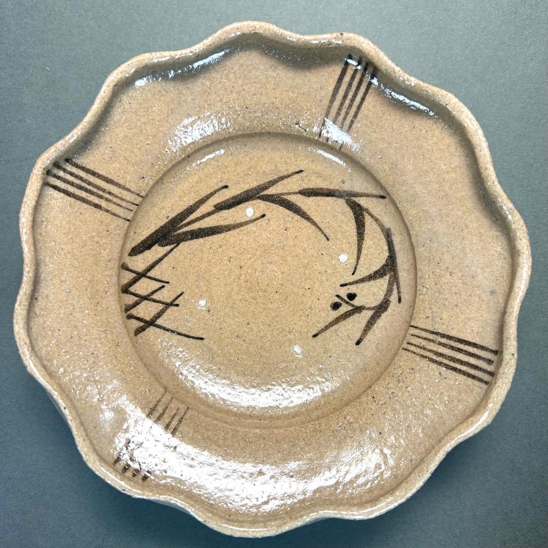 グ*マ様 銘々皿　唐津焼　『太郎右衛門　絵唐津』　中里太郎右衛門　五客　陶器皿