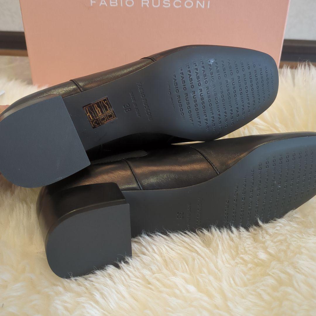 FABIO RUSCONI サイドゴアブーツ 38 ブラック 新品未使用