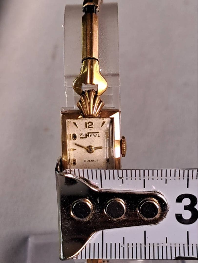 間*さ様 Ｋ18 GENERAL 17 JEWELS スイス製 レディース時計