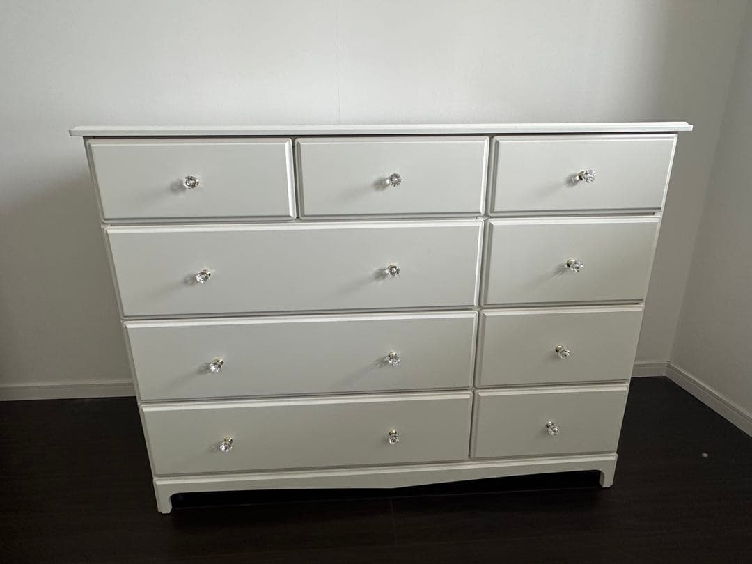 送料込 アルファタカバ 4段ワイドチェスト ローチェスト