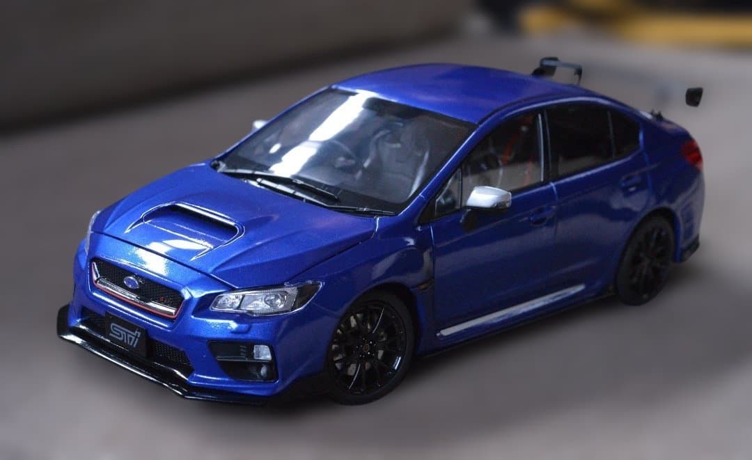 サンスター 1/18 スバル WRX sti S207 ブルーエディション