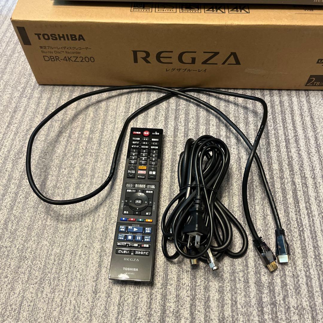 TOSHIBA REGZA DBR-4KZ200 ブルーレイレコーダー