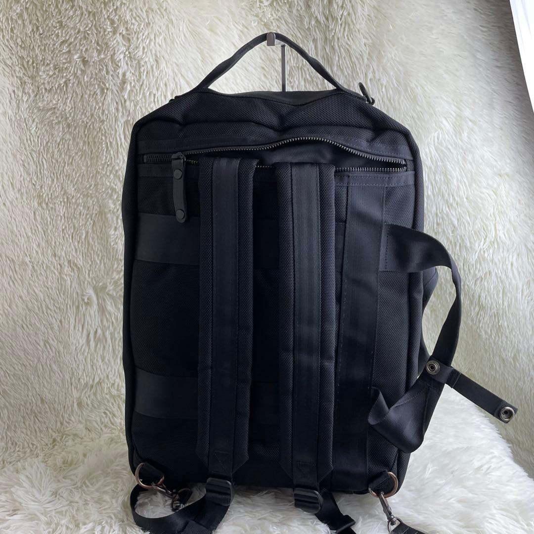 【美品】ポーター ヒート 3way ビジネスバッグ リュック A4 通勤 黒