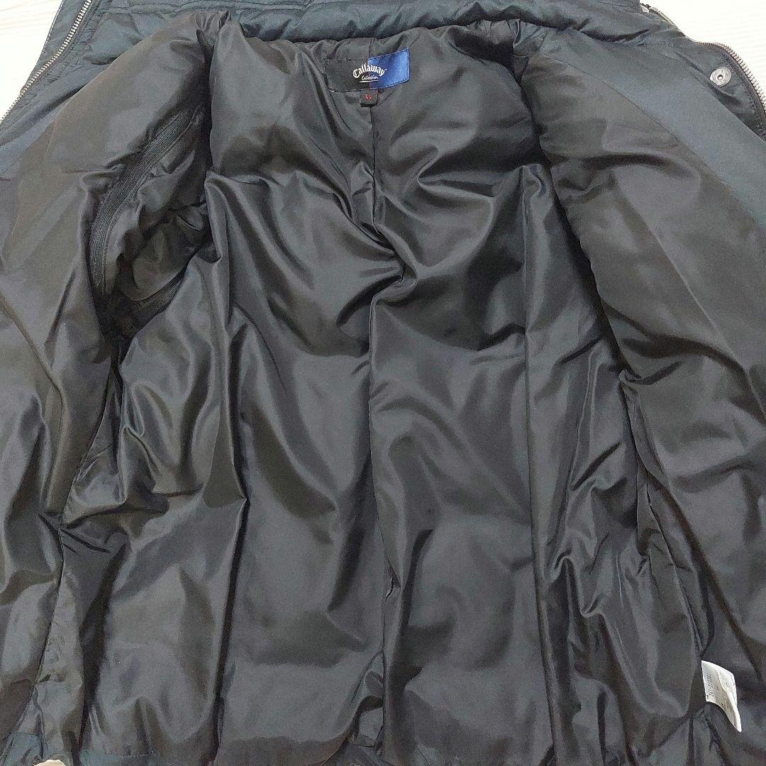Callaway 黒 2way ダウンジャケット ゴルフ レディース LLサイズ