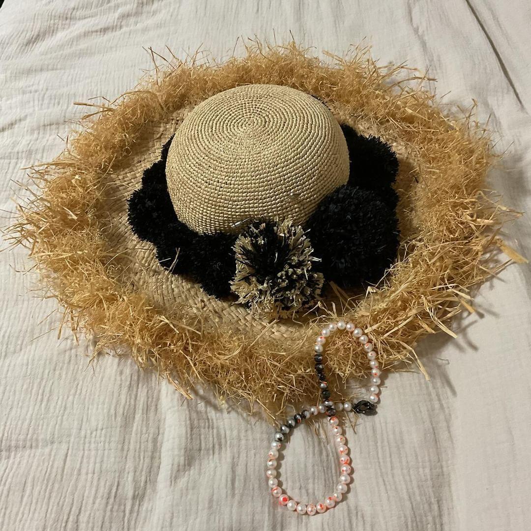 超美品　ヴィヴィアンウエストウッド　麦わら帽子　ボタニカル　ピン付き　ハット