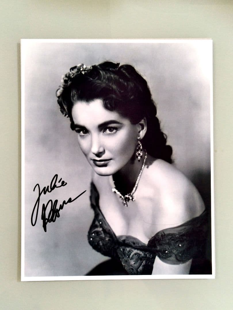 ジュリー・アダムス直筆サイン入り超 特大写真…怒りの河…Julie Adams