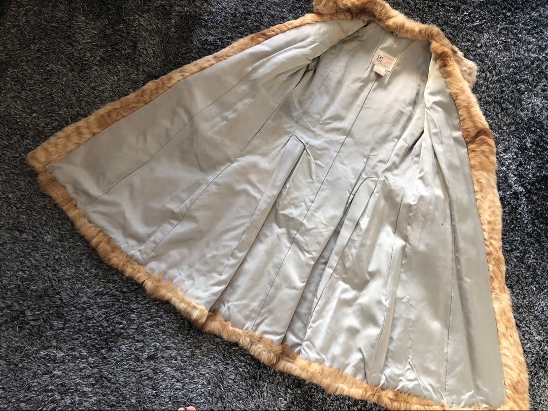 【希少】EMBA ミンク　ロングコート　毛皮　ファー　ミンクコート 11号