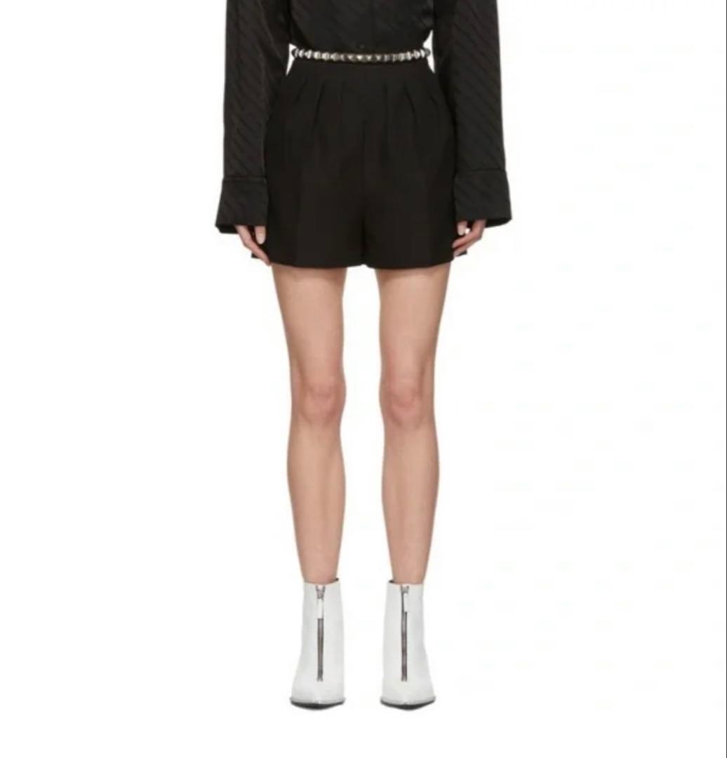Alexander Wang スタッズ ハイウエスト ショートパンツ 0