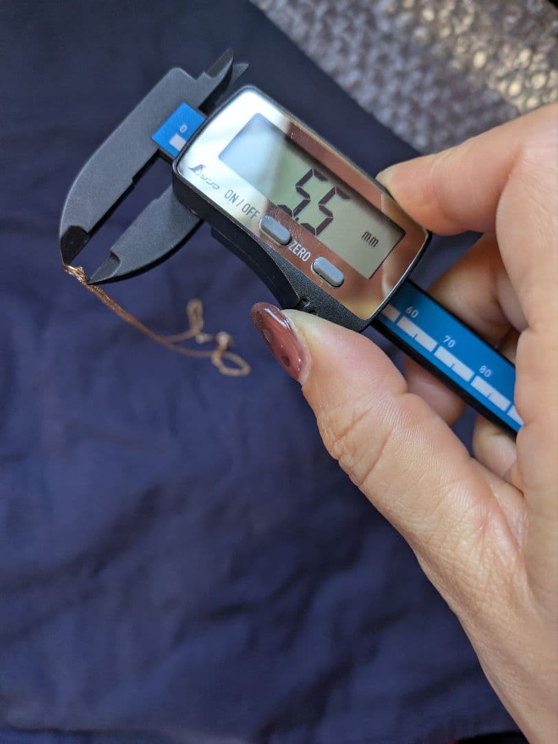 ティファニー バイザヤードネックレス 0.29ct 750 ローズゴールド 美品