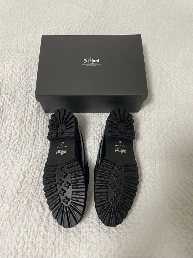 Kenford ブラックレザー ローファー