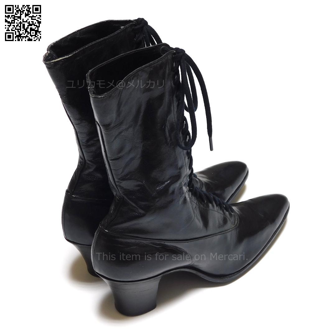 d*7様 【アンティーク】ウィメンズ レースアップブーツ 1910～20年代 着