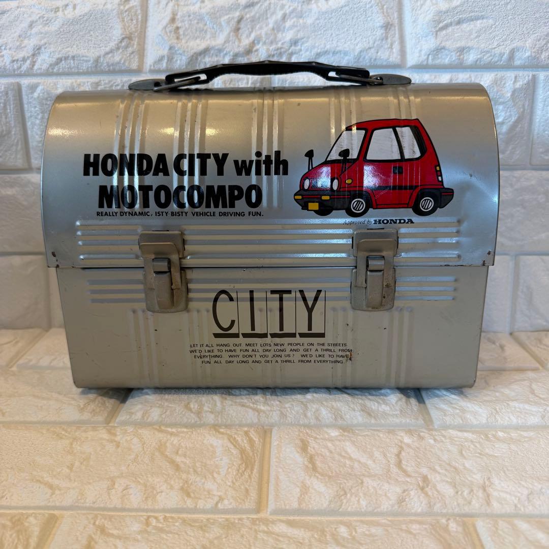 ホンダ CITY レア モトコンポ ブリキケース　当時物 昭和 レトロ