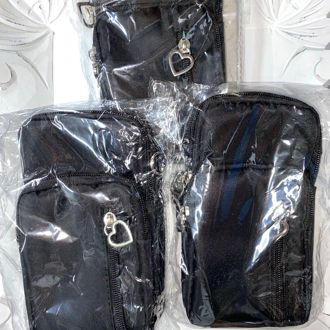 スマホポシェット　薔薇　手描き　トールペイント