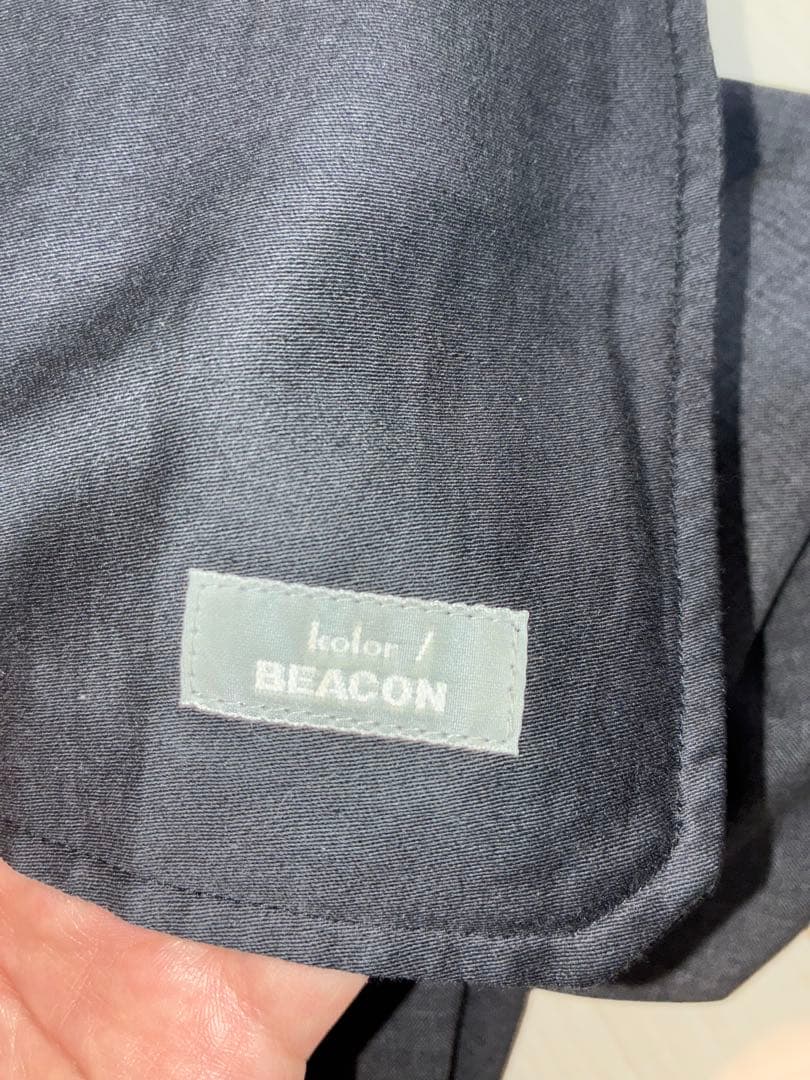 kolor BEACON カラービーコン　スラックス　ダークグレー