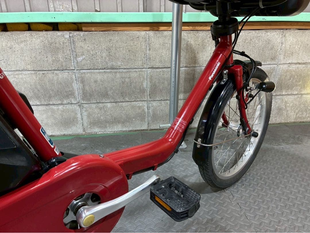 №4887 電動自転車　パナソニック　GYUTTO 20インチ ダークレッド