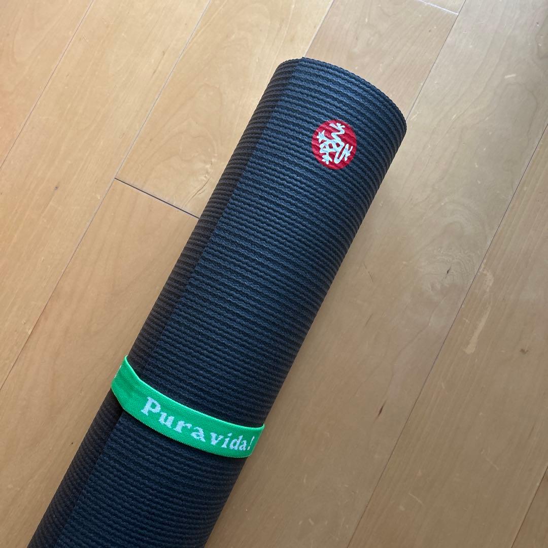【日本正規品】[Manduka] PRO ヨガマット ブラックマット6mm　厚手