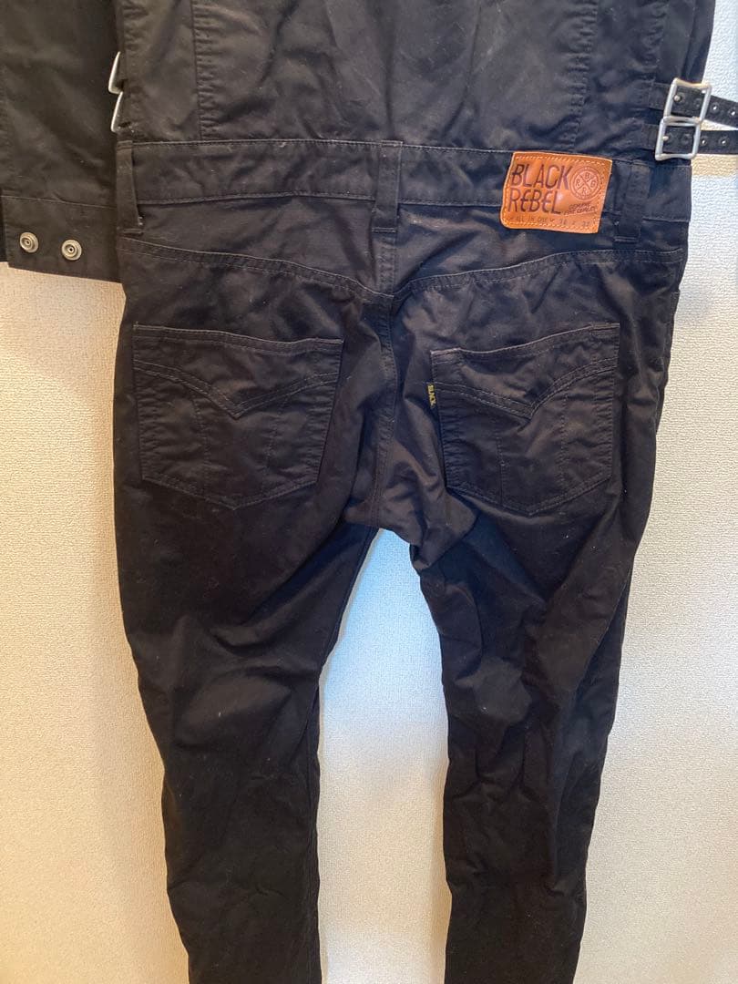 rude gallery black rebel オーバーオール