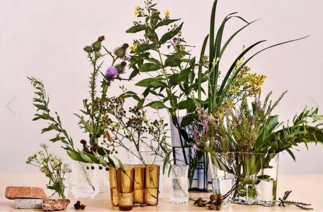 12/16まで　イッタラ　フラワーベース　アアルト 160mm