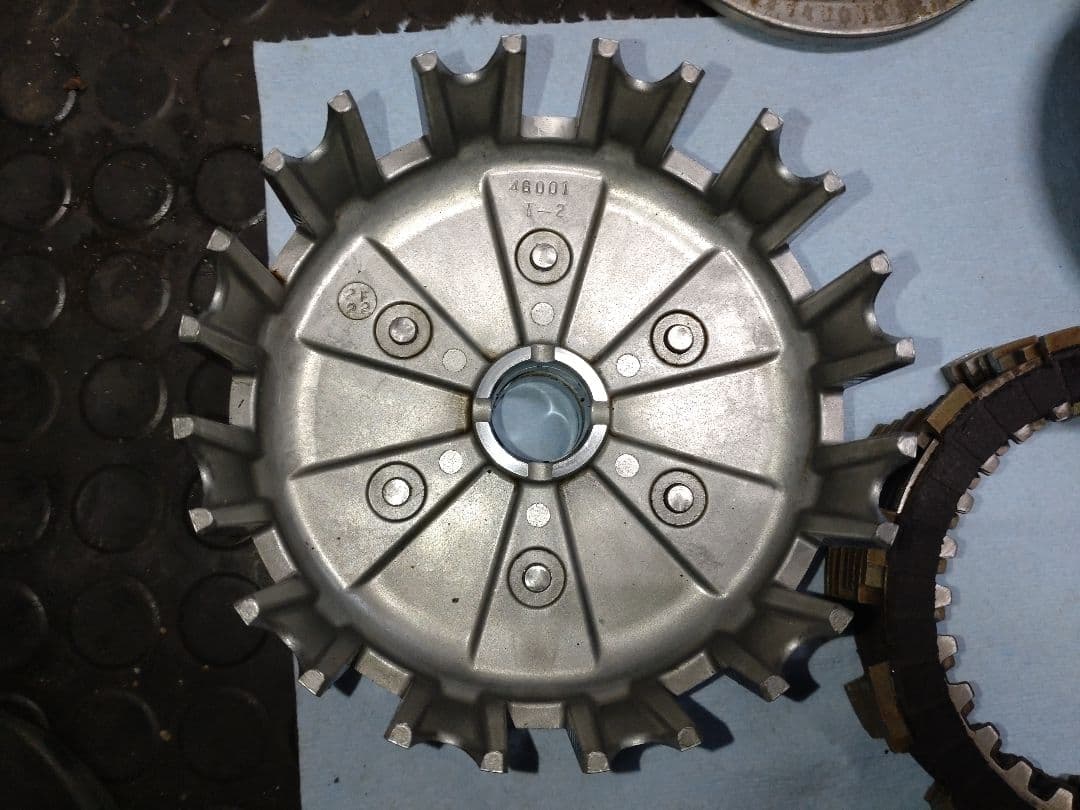 XJR400 クラッチハウジング一式 美品