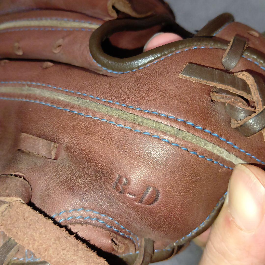 ミズノ ウィルドライブブルー ブラウン キャッチャーミット　軟式用