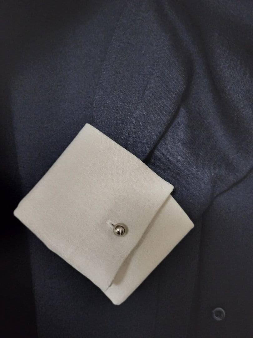 SHIPS any:〈洗濯機可能〉ダブルクロス Aライン シャツワンピース