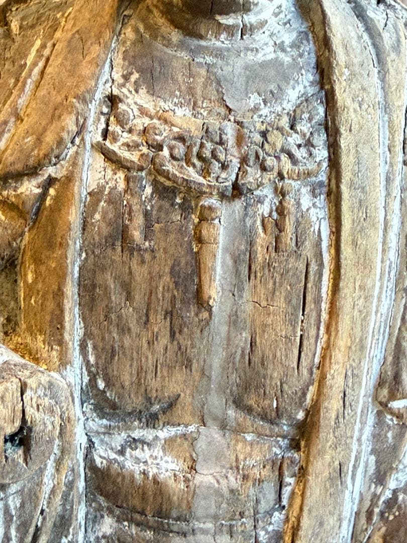 時間限定値下げ仏像　木彫り　年代物