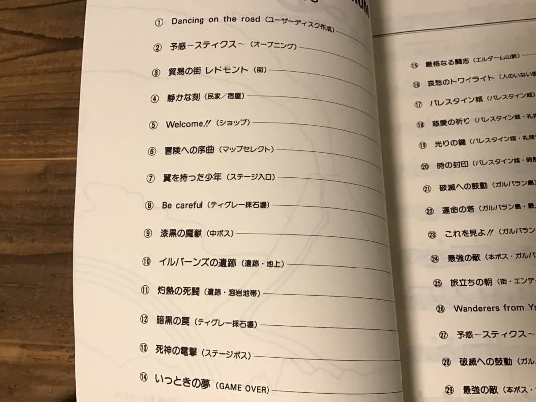 ★楽譜/イース3/YSⅢ/ワンダラーズフロムイース/ピアノソロ