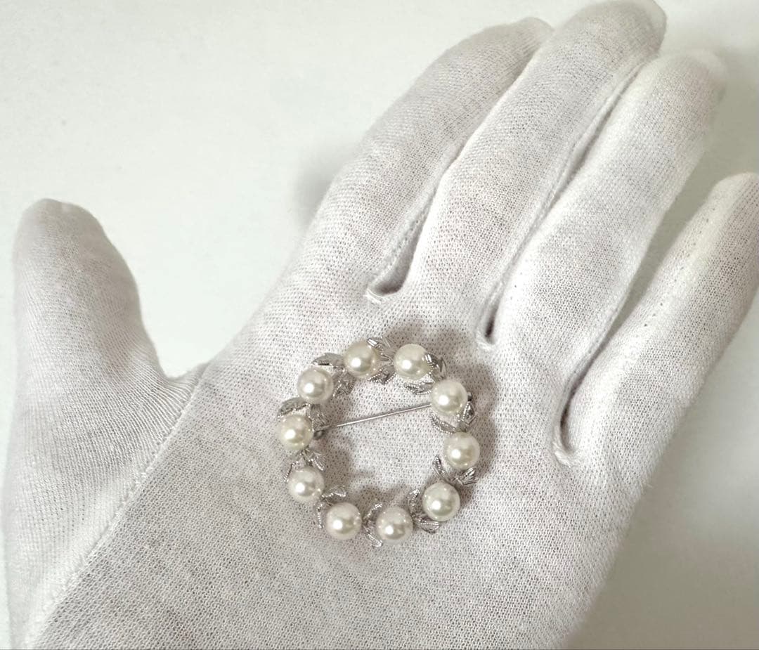 MIKIMOTO アコヤベビーパールブローチ SV