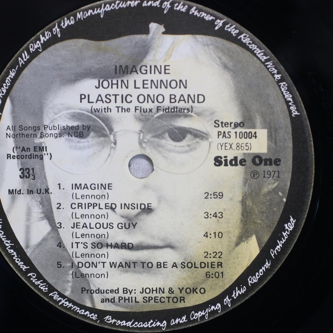 英LP John Lennon Plastic Ono Band Imagine