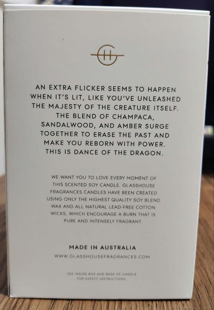 キャンドル glasshouse dance of the dragon