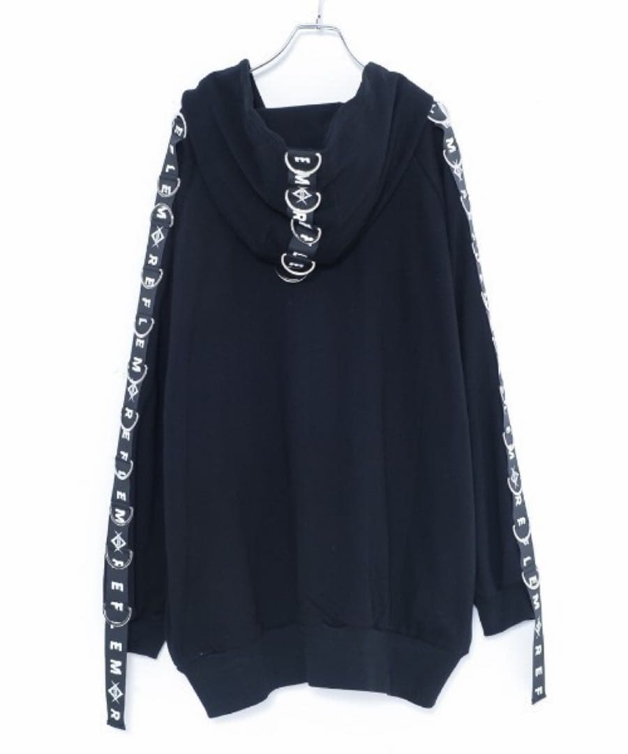 『REFLEM/レフレム』DリングロゴテープZIPパーカー