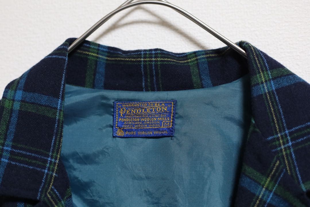 Pendleton チェック柄 ウールジャケット