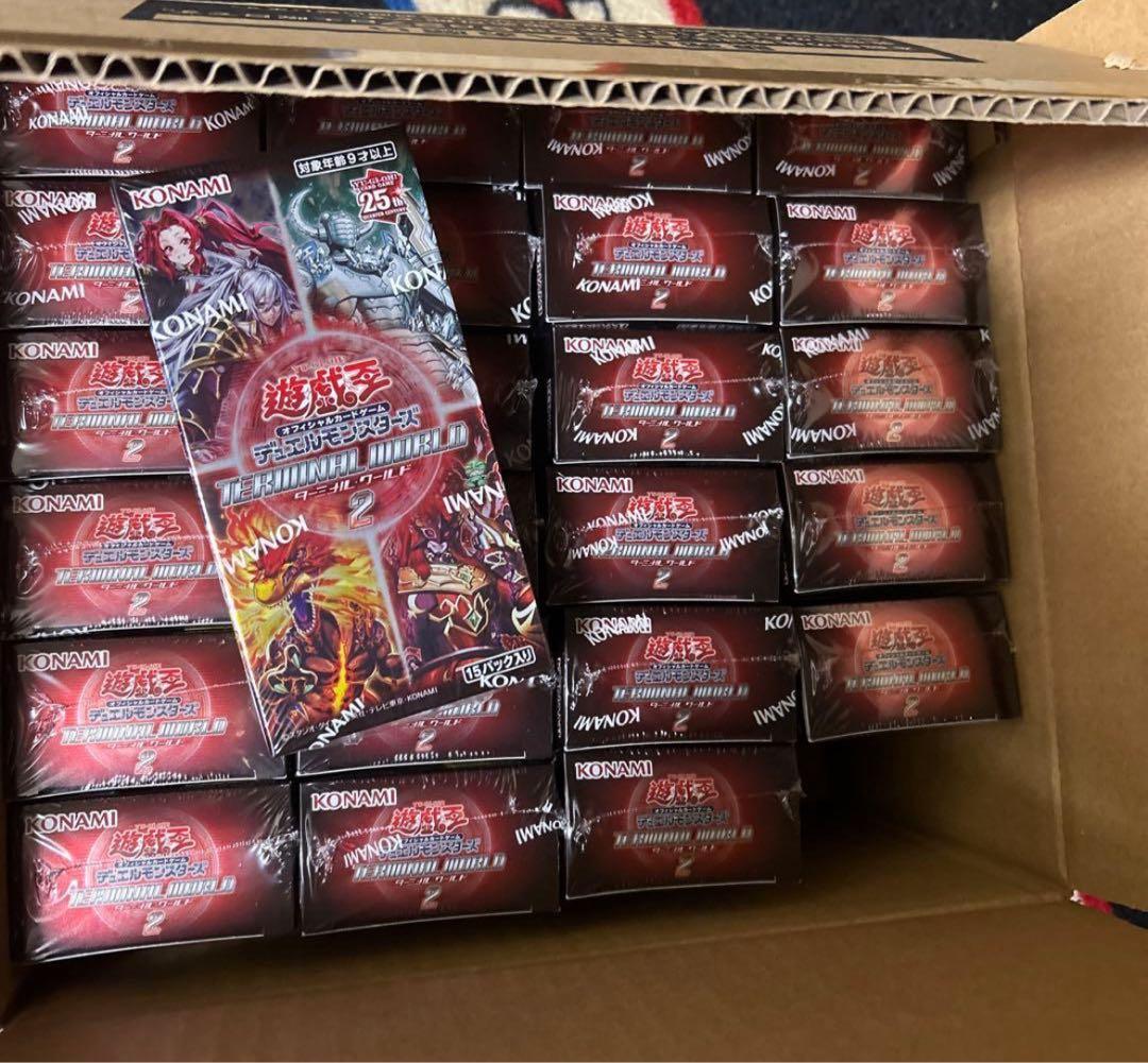【未開封】遊戯王 ターミナル・ワールド2 TW02 1カートン/24box入り