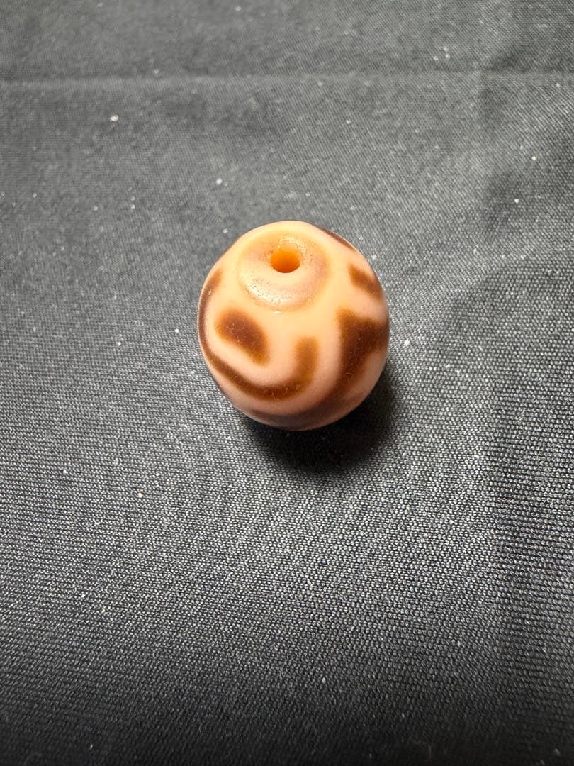 良品天珠‼️西蔵老礦紅朱砂蓮華宝瓶天珠