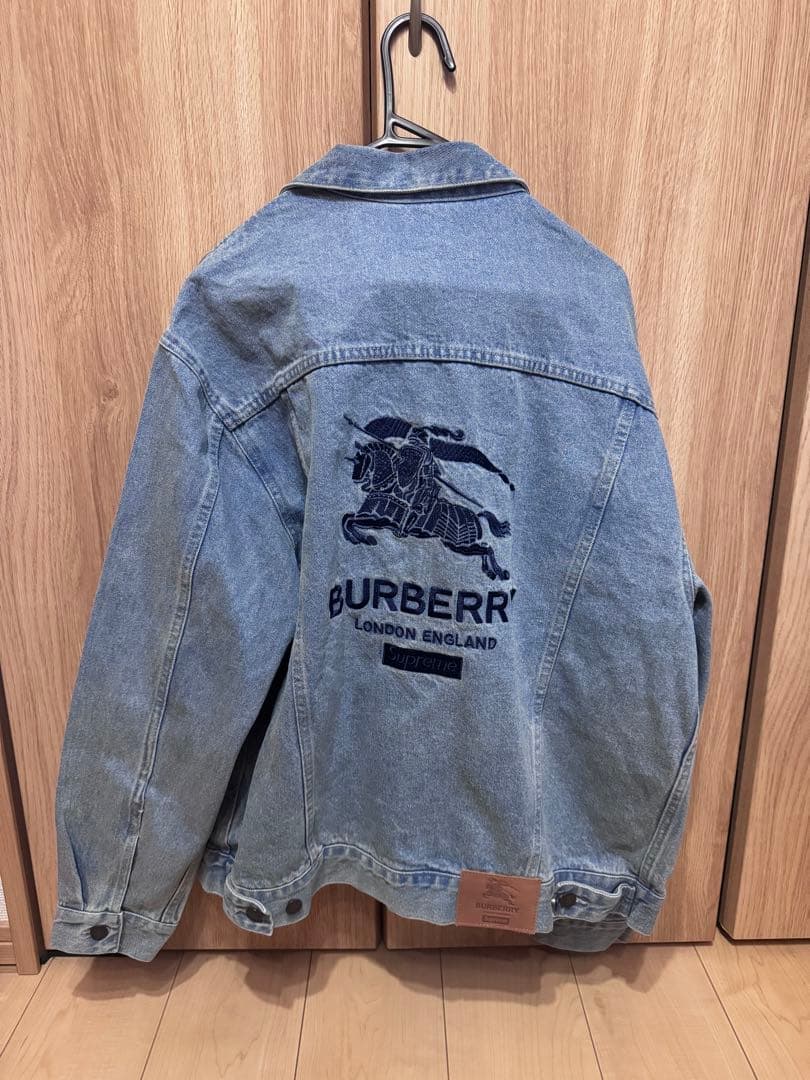 BURBERRY×supreme デニムジャケット Mサイズ