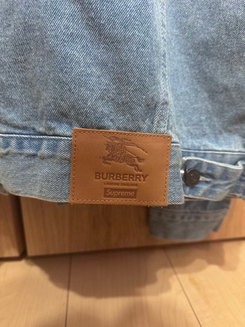BURBERRY×supreme デニムジャケット Mサイズ