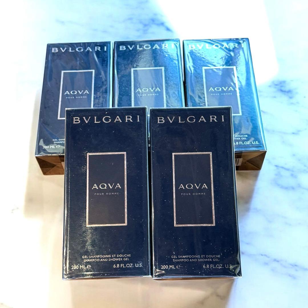 【新品】6箱セット ブルガリ アクア プールオム ボディソープ シャンプー