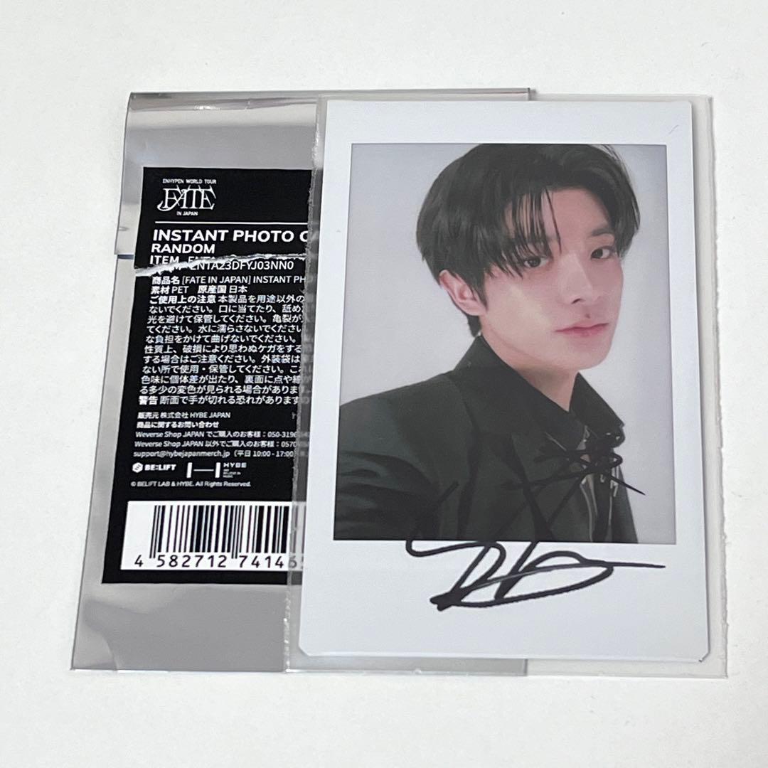 enhypen ジェイク インスタントフォト 直筆サイン入り
