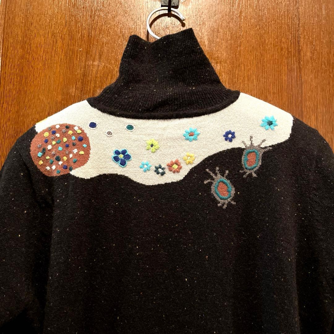 最終価格‼️美品❣️トクコ・プルミエヴォル　フラワー刺繍 チュニック